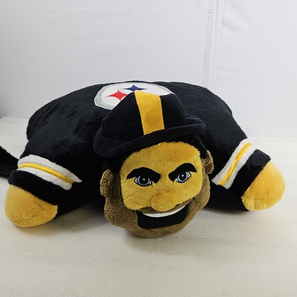 Pittsburgh Steelers Steely McBeam Authentic Pillow Pet NFL Football Plush - Picture 6 of 16